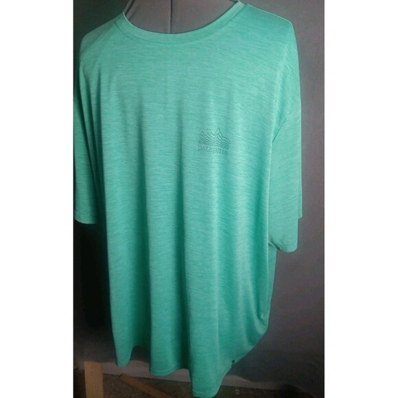 Patagonia Other - Patagonia Mens - Strataspire Responsibili-Tee T-shirt - Thin Ice GREEN SIZE XXL